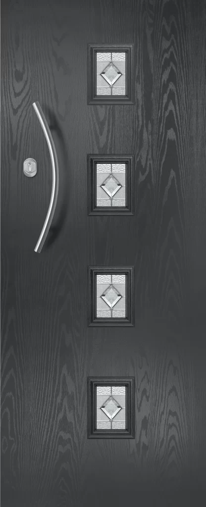 Corvus 4 Centre Flush Slate Grey Cameo