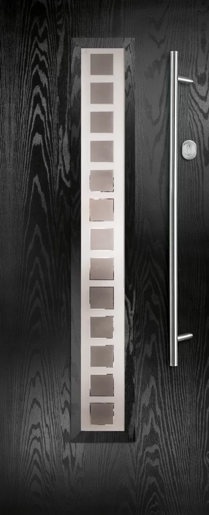 Halley Flush Black Etch Squares
