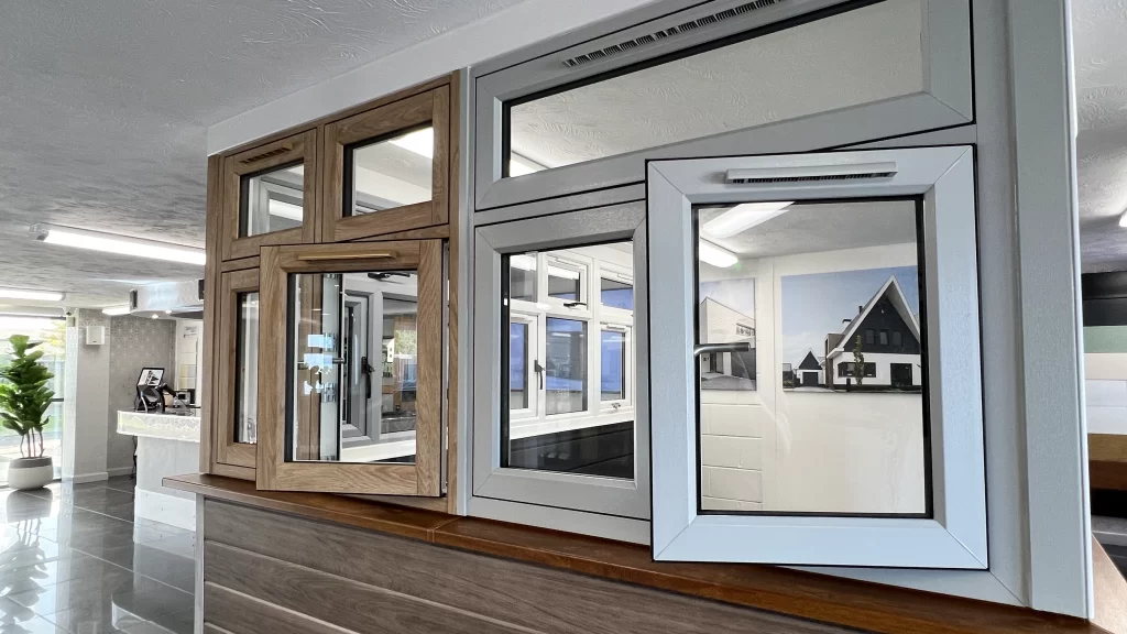 Windows Showroom Display close-up